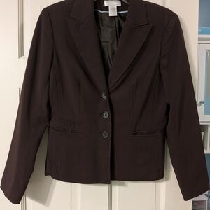 Worthington Black Tailored Blazer with Notched Lapels
